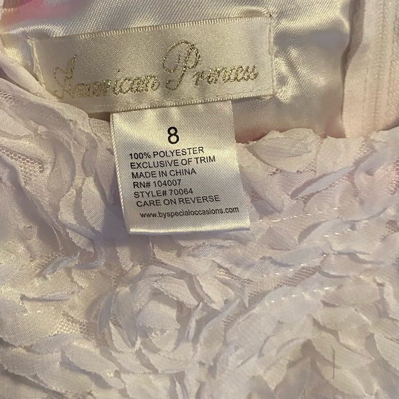 American Princess Girls Size 8 Special Event Dress. Worn Once. - Picture 2 of 3